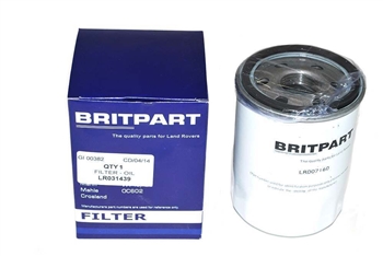 LR031439 - Oil Filter for AJ 4.4 Petrol V8 and 4.2 Supercharged - Fitted For Range Rover Sport, Range Rover L322 and Discovery 3