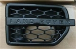 LR032338 - Black Gloss Side Vent - Right Hand - For Discovery 4, Genuine Land Rover