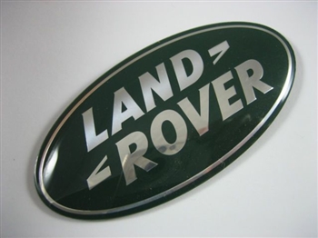 LR032925 - Tailgate Handle Badge in Green and Silver - Can Fit Earlier Discovery 3 Also - For Discovery 4, Genuine Land Rover