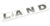 LR038657 - Bonnet Lettering in Titan Silver - Spells LAND - For Discovery 3 & 4, Genuine Land Rover