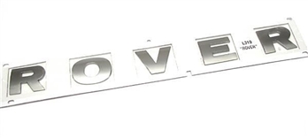 LR038658 - Bonnet Lettering in Titan Silver - Spells ROVER - For Discovery 3 & 4, Genuine Land Rover