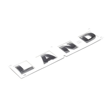 LR043108 - Bonnet Lettering in Black - Spells LAND - For Discovery 3 & 4, Genuine Land Rover