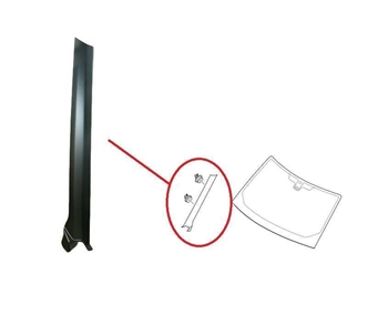 LR046851 - Front Windscreen A Pillar Exterior Cover - Right Hand - For Discovery 3 & 4, Genuine Land Rover