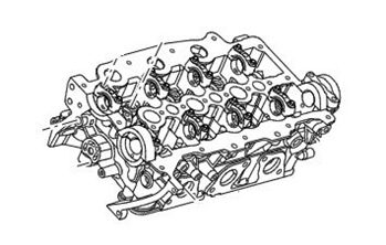 LR054816 - Cylinder Head - Left Hand - For 2.7 TDV6 - For Range Rover Sport 2005-2009 and Discovery 3 & 4 - Without Valves