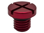 LR055301RED - Expansion Tank Bleed Screw in Alloy Red - Fits For Many Land Rover and Range Rover Vehicles from 2010