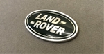 LR062123 - Green and Silver 2020 Style Oval Badge with Silver Plinth - For Genuine Land Rover (for use on Rear of Vehicles) - Brand New Style and Colour Scheme