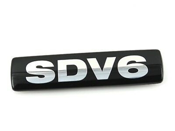 LR062560 - Front Wing Badge - SDV6 - For Discovery 4, Genuine Land Rover