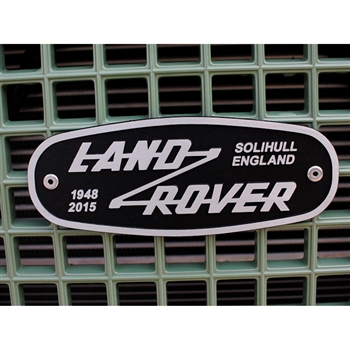 LR069121- - Land Rover Heritage Grill Oval Badge (Gen LR) (Requires Heritage Vin Number)