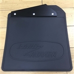 LR069132 - Heritage Fits Defender 90 Rear Right Hand Mudflap - With Black Heritage Logo - For Genuine Land Rover
