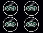 LR069899KIT - Gen LR Set of Four Land Rover Black and Green Wheel Centre - For Land Rover / Range Rover