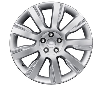 LR081582 - Style '9002' Wheel with 10 Spoke Design - For Discovery 5, Genuine Land Rover - 21 x 9.5 Finished in Silver Sparkle