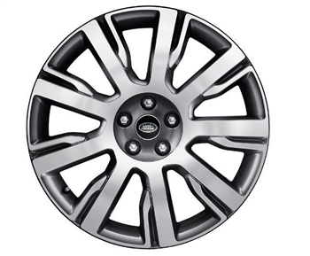 LR081583 - Style '9002' Wheel with 10 Spoke Design - For Discovery 5, Genuine Land Rover - 21 x 9.5 Finished in Diamond Turned