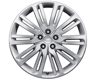 LR081584 - Style '1012' Wheel with 10 Split Spoke Design - For Discovery 5, Genuine Land Rover - 21 x 9.5 Finished in Silver Sparkle