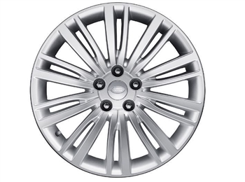 LR081589 - Style '1011' Wheel with 10 Split Spoke Design - For Discovery 5, Genuine Land Rover - 20 x 8.5 Finished in Silver Sparkle
