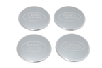 LR094546 - 4x Wheel Caps in Chrome Shadow Land Rover Logo - For Genuine Land Rover