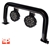 LR107-LIGHTS - Black A Bar & 2x LED 51w Spotlights for Def (Non Air Con)