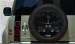 LR129110 - All New Fits Defender 20" Alloy Wheel in Gloss Black Finish - 6 Spoke Style 6011 - Genuine Land Rover