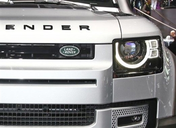 LR129745 - All New Fits Defender Grille Badge - Green and Silver Oval - For Genuine Land Rover (Vehicles with Speed Control)
