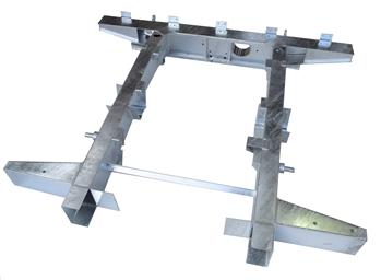 LR129G - 88"  Short Wheel Base Half Chassis Galvanised