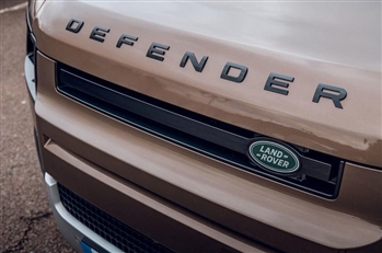 LR130859 - Fits Defender 2020 Bonnet Lettering in Satin Finish - For Genuine Land Rover