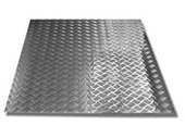 LR134B - Chequer Plate for Defender 110 (5-Door) Station Wagon Load Area Floor 2mm Black