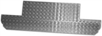 LR156-3 - 90 Bulkhead Panel Chequer Plate 3mm Silver
