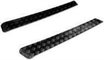 LR159B-3.B - Bonnet Side for Defender Upto 2007 - Chequer Plate - 3mm Black