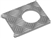 LR176 - Fuel Filler T/Plate Cover Defender Pre TD5   2mm-Silver