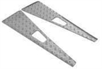 LR181 - Chequer Plate for Defender Wing Top Protectors (Has Lipped Edge On Wing Side)