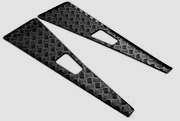 LR181B-3 - Chequer Plate for Defender Wing Top Protectors (Has Lipped Edge on Wing Side)