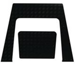 LR182B - Tdci 07-18 Def 2 Piece Bonnet Chequer  2mm Black