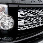 LR3G509BS - Grille Supercharged Style In Black and Silver for Discovery 3