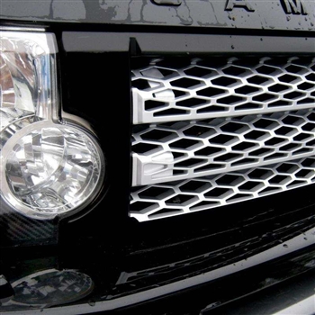 LR3G509BS - Grille Supercharged Style In Black and Silver for Discovery 3