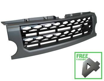 LR3G993-GB - Conversion Grille In Style of - In Grey and Black For Discovery 3 & Discovery 4