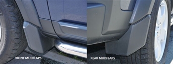 LR4M250 - Front and Rear Mudflap Set for Discvery 3 & 4 - Full Vehicle Set of Four (Colour-Coded Bumper)