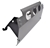 LR548 - Def RHD & LHD 5mm Steel Steering Guard (Silver with Black Side Brackets)(*S)
