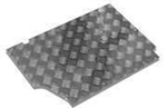 LR553S-3N-S - Fits Defender Front Floor Well Chequer Plate Near-Side - Will Fit Diesels Upto 1994 - 3mm Satin