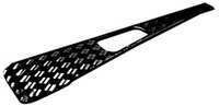LR66B-3 - For Defender Chequer Plate Wing Top Protectors (Does Not Have Lipped Edge on Wing Side) - 3mm Black