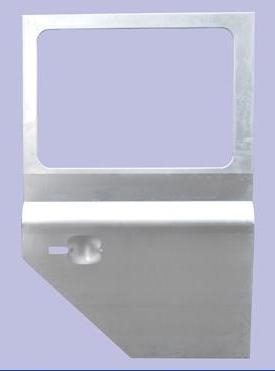 LR705O-SGALV - RH Second Row Push Button Door Skin Galv Steel (S)