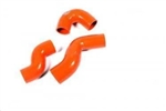 LR734 - TD5 Silicone Intercooler Hoses In Orange (Doesn't fit with ACE) For Discovery