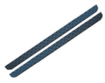 LR75B.B - Chequer Plate Sill Protectors for Defender 90 in 2mm Black Finish
