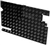 LR81B - Chequer Plate for Rear Door Casing for Defender 83-88 and Series Land Rover - No Wiper Hole - In Black 2mm