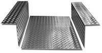 LR84 - Load Area in Chequer Plate - For Defender 90 - 2mm Aluminium Finish