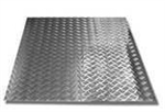 LR84A - Floor Area in Chequer Plate (Not Sides) - For Defender 90 - 2mm Aluminium Finish