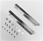 LR871 - Stainless Steel 2nd Door Sill Covers (Pair) + Stainless Bolt Kit (S)
