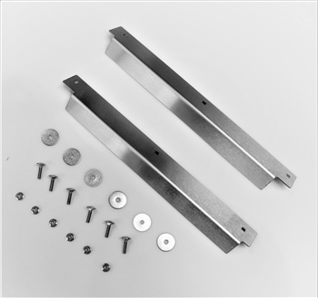 LR871 - Stainless Steel 2nd Door Sill Covers (Pair) + Stainless Bolt Kit (S)