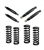 LRC1027 - Defender Front and Rear Shock Absorbers - Fits Defender 90 From 1983-1998 (Doesn't Fit 110 or 130 Vehicles)