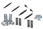 LRC1031GALV - Fits Defender Front and Rear Full Suspension Kit - for Defender 90  1983-2016 - Shocks, Springs, with Galvanised Turrets and Seats, Rings & Shock Brackets