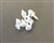 LRC1056 - Fits Defender Door Card Plastic Rivit Fir-Tree Fastener - Comes as a Pack of 10 (Fits Vehicles from 6A719523 Chassis No. Onwards)