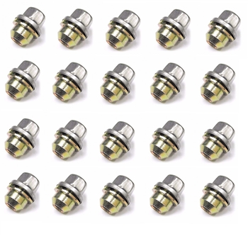 LRC1131 - Set Of 20 Alloy Wheel Nuts - For Discovery 2 and Range Rover P38